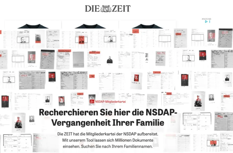 Das Geschäft mit der Erbschuld: Warum die NSDAP-Suche der „ZEIT“ ein moralischer Offenbarungseid ist