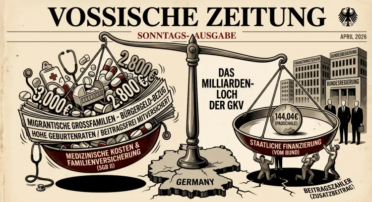 Die 144-Euro-Lüge: Wie die Migrationspolitik die Krankenkassen plündert