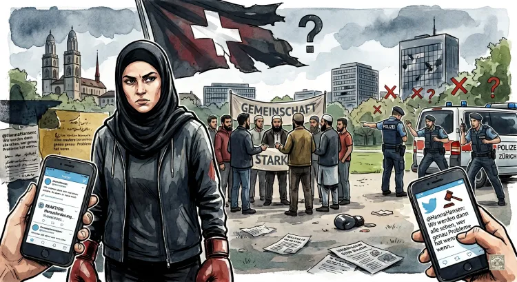 Die Maske der „Box-Salafistin“: Hanna Hansens unverhohlene Drohgebärden
