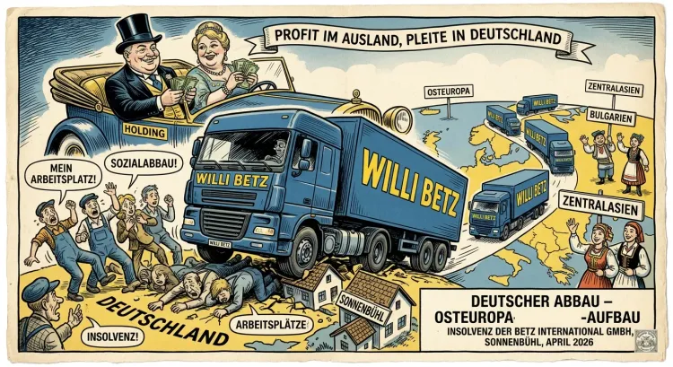 Willi Betz wickelt Deutschland ab