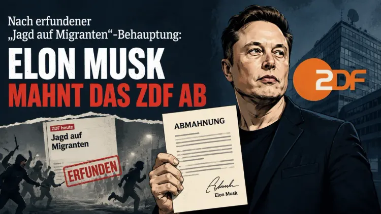 ZDF-Lüge über Elon Musk: Anwalt Steinhöfel schlägt zu