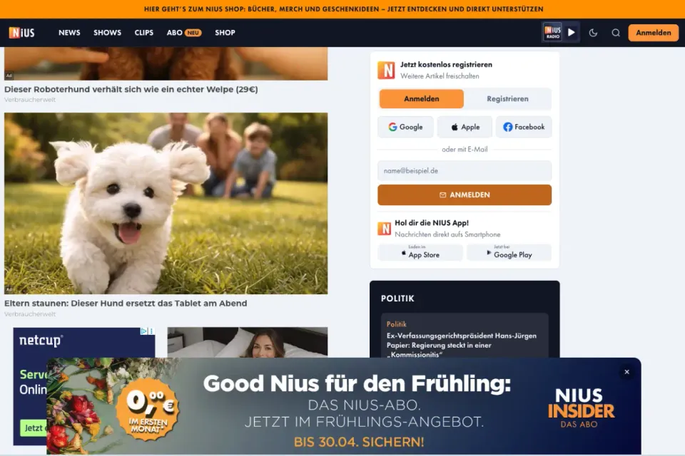 Baurechtsreform & Anzeigen-Betrug