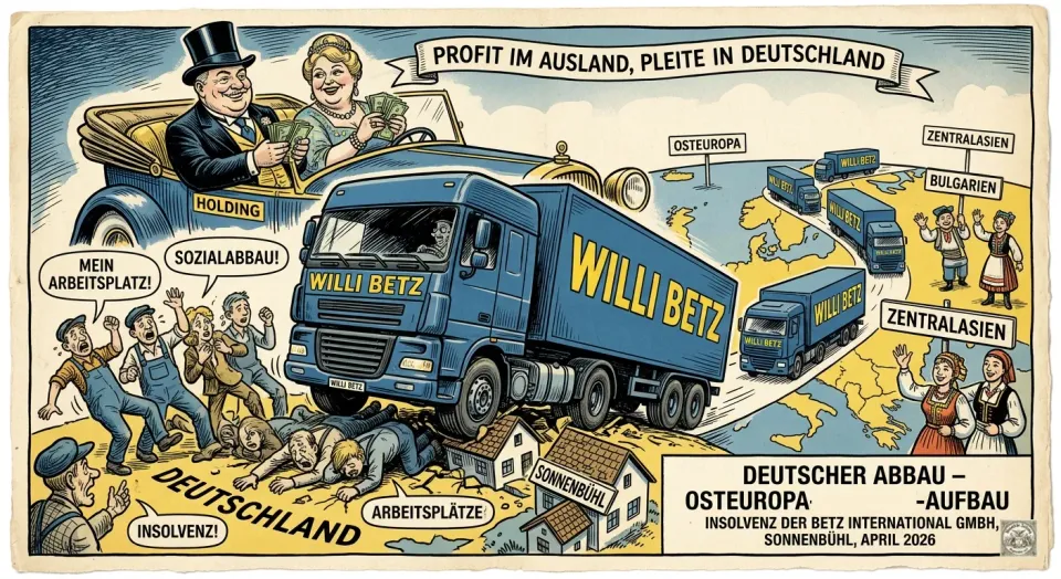 Willi Betz wickelt Deutschland ab