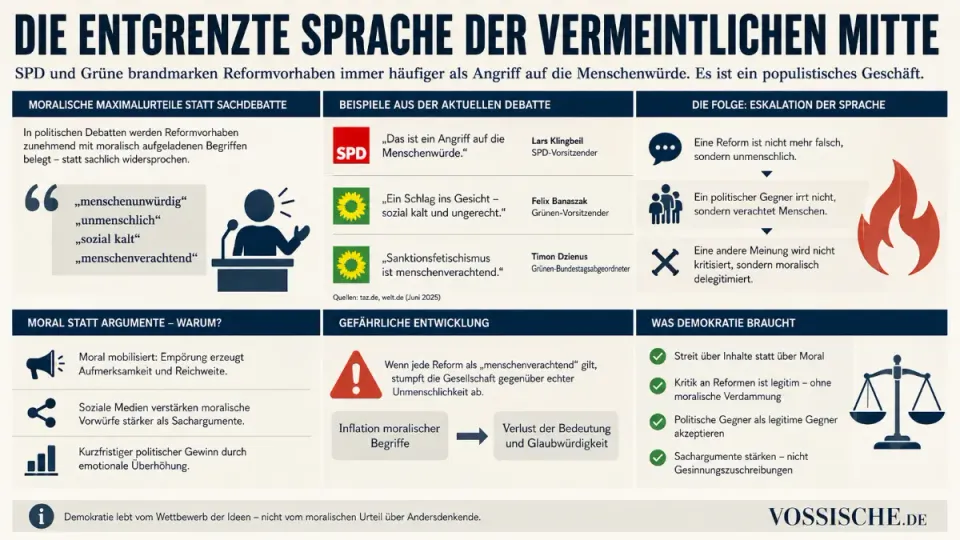 Wenn jede Reform plötzlich „menschenverachtend“ ist